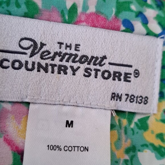 MEDIUM 100% cotton lovely floral midi dress from Vermont Country Store - Picture 7 of 10